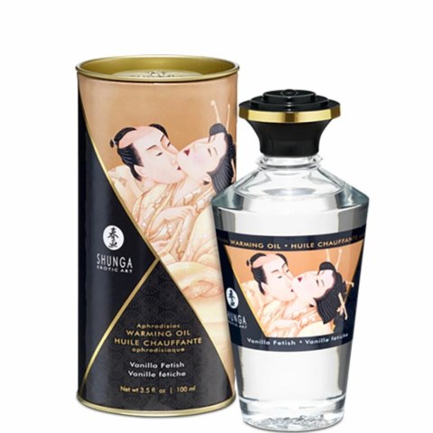 Rozgrzewający olejek do masażu - Shunga Aphrodisiac Warming Oil Vanilla Fetish 100 ml Rozgrzewający olejek do masażu - Shunga Aphrodisiac Warming Oil Vanilla Fetish 100 ml