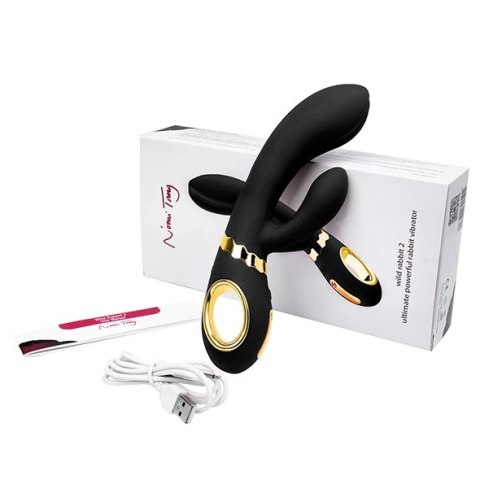 Wibrator - Nomi Tang Wild Rabbit 2 Black & Gold Wibrator - Nomi Tang Wild Rabbit 2 Black & Gold