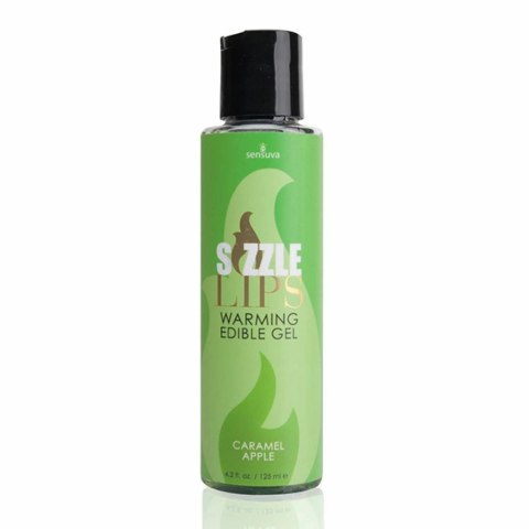 Żel stymulujący - Sensuva Sizzle Lips Warming Edible Gel Caramel Apple 125 ml Żel stymulujący - Sensuva Sizzle Lips Warming Edible Gel Caramel Apple 125 ml