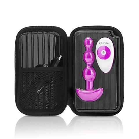 Koraliki analne wibrujące - B-Vibe Triplet Fuchsia Koraliki analne wibrujące - B-Vibe Triplet Fuchsia