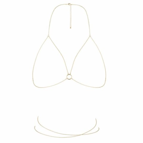 Łańcuszki jak stanik - Bijoux Indiscrets Magnifique Bra Chain Gold Łańcuszki jak stanik - Bijoux Indiscrets Magnifique Bra Chain Gold