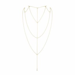 Łańcuszki na plecy i dekolt - Bijoux Indiscrets Magnifique Back & Cleavage Chain Gold