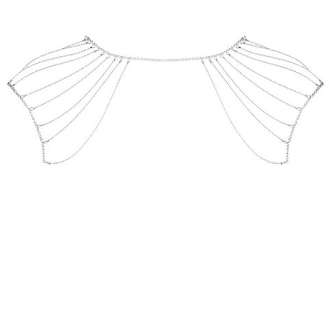 Łańcuszki na ramiona - Bijoux Indiscrets Magnifique Shoulder Jewelry Silver Łańcuszki na ramiona - Bijoux Indiscrets Magnifique Shoulder Jewelry Silver