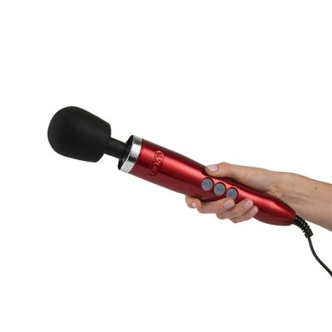 Masażer sieciowy - Doxy Die Cast Wand Massager Red Masażer sieciowy - Doxy Die Cast Wand Massager Red