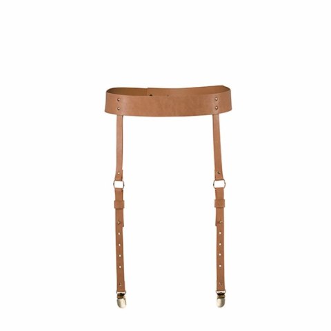 Pas do pończoch - Bijoux Indiscrets Maze Suspender Belt Brown Pas do pończoch - Bijoux Indiscrets Maze Suspender Belt Brown