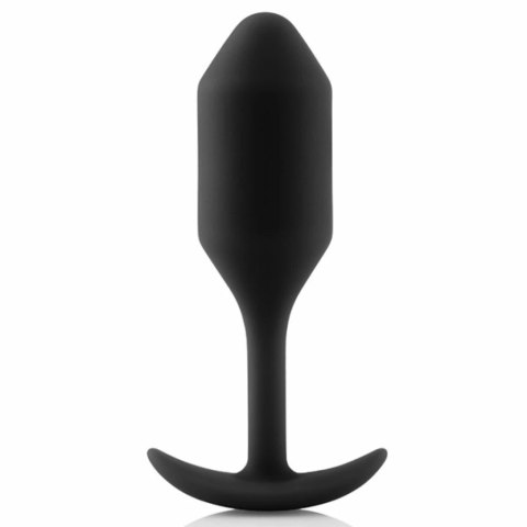 B-Vibe Snug Plug 2 Black - anatomiczny model silikonowy, 111g B-Vibe Snug Plug 2 Black - anatomiczny model silikonowy, 111g