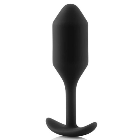 B-Vibe Snug Plug 2 Black - anatomiczny model silikonowy, 111g B-Vibe Snug Plug 2 Black - anatomiczny model silikonowy, 111g