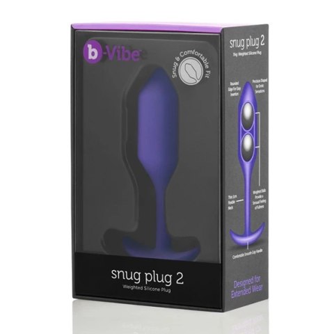 Plug analny - B-Vibe Snug Plug 2 Purple Plug analny - B-Vibe Snug Plug 2 Purple