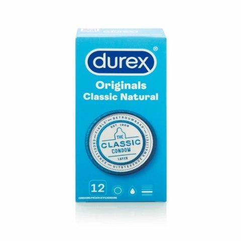 Prezerwatywy - Durex Originals Classic Natural 12 szt Prezerwatywy - Durex Originals Classic Natural 12 szt