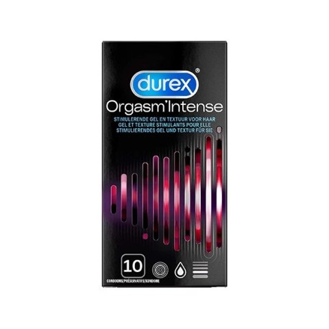 Prezerwatywy stymulujące - Durex Orgasm Intense 10 szt Prezerwatywy stymulujące - Durex Orgasm Intense 10 szt