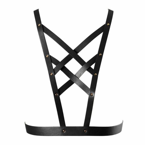 Uprząż - Bijoux Indiscrets Maze Net Cleavage Harness Black Uprząż - Bijoux Indiscrets Maze Net Cleavage Harness Black