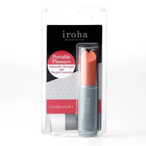 Wibrator - Iroha by Tenga Stick Grey Pink Wibrator - Iroha by Tenga Stick Grey Pink