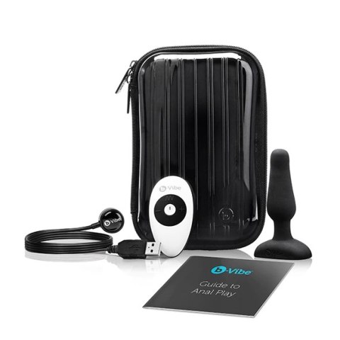 Zdalnie sterowany plug analny - B-Vibe Novice Plug Black Zdalnie sterowany plug analny - B-Vibe Novice Plug Black