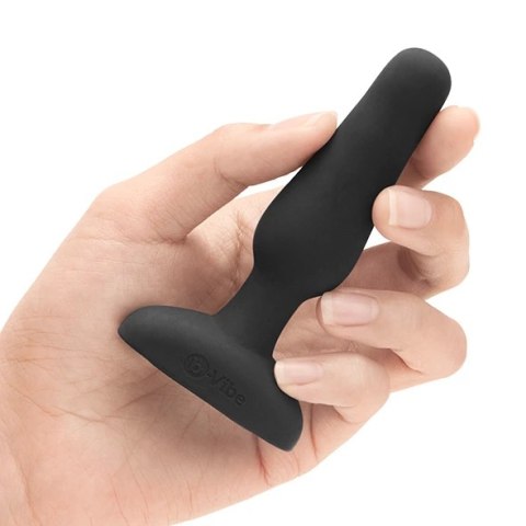 Zdalnie sterowany plug analny - B-Vibe Novice Plug Black Zdalnie sterowany plug analny - B-Vibe Novice Plug Black
