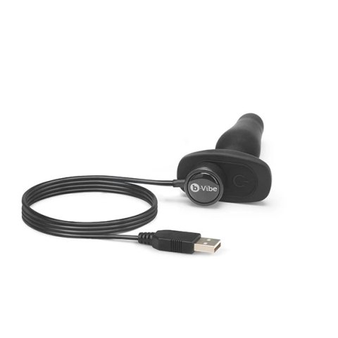 Zdalnie sterowany plug analny - B-Vibe Novice Plug Black Zdalnie sterowany plug analny - B-Vibe Novice Plug Black