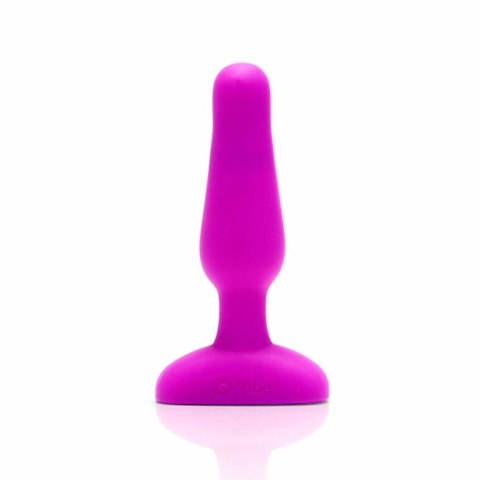 Zdalnie sterowany plug analny - B-Vibe Novice Plug Fuchsia Zdalnie sterowany plug analny - B-Vibe Novice Plug Fuchsia