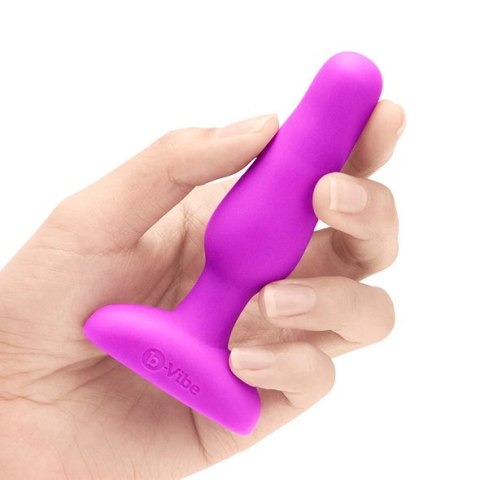 Zdalnie sterowany plug analny - B-Vibe Novice Plug Fuchsia Zdalnie sterowany plug analny - B-Vibe Novice Plug Fuchsia