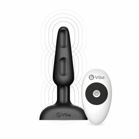 Zdalnie sterowany plug analny - B-Vibe Trio Plug Black Zdalnie sterowany plug analny - B-Vibe Trio Plug Black