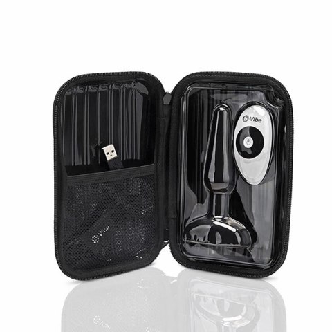 Zdalnie sterowany plug analny - B-Vibe Trio Plug Black Zdalnie sterowany plug analny - B-Vibe Trio Plug Black