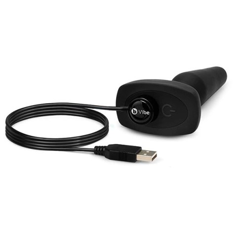 Zdalnie sterowany plug analny - B-Vibe Trio Plug Black Zdalnie sterowany plug analny - B-Vibe Trio Plug Black