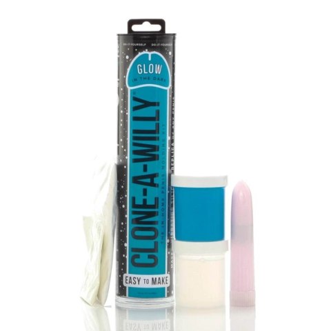 Zestaw do klonowania penisa fosforyzujący - Clone A Willy Kit Glow-in-the-Dark Blue Zestaw do klonowania penisa fosforyzujący - Clone A Willy Kit Glow-in-the-Dark Blue