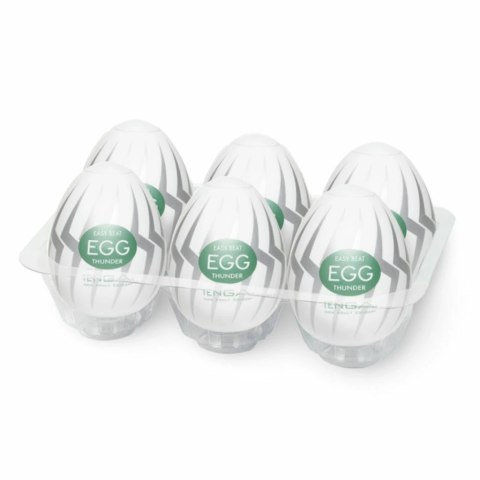 Zestaw sześciu masturbatorów - Tenga Egg Thunder Zestaw sześciu masturbatorów - Tenga Egg Thunder