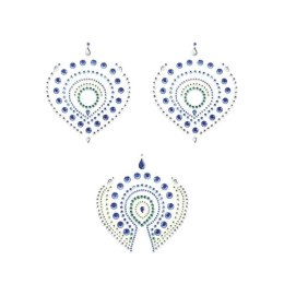 Biżuteria do ciała - Bijoux Indiscrets Flamboyant Blue & Green