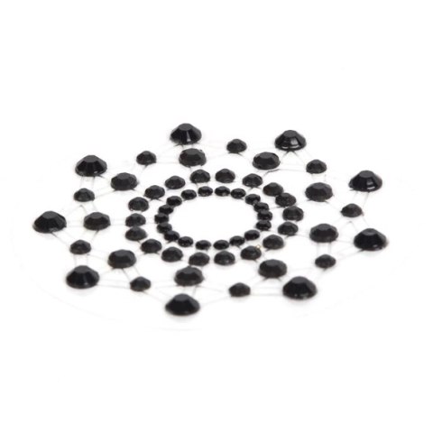 Biżuteria na piersi - Bijoux Indiscrets Mimi Black Biżuteria na piersi - Bijoux Indiscrets Mimi Black