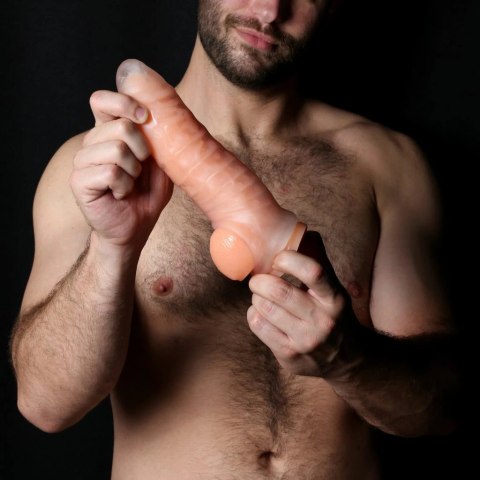 Dildo i nakładka - Perfect Fit Real Boy Kit Light Jasny Dildo i nakładka - Perfect Fit Real Boy Kit Light Jasny