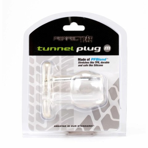 Korek analny tunel - Perfect Fit Tunnel Plug Medium Clear Przezroczysty Średni Korek analny tunel - Perfect Fit Tunnel Plug Medium Clear Przezroczysty Średni