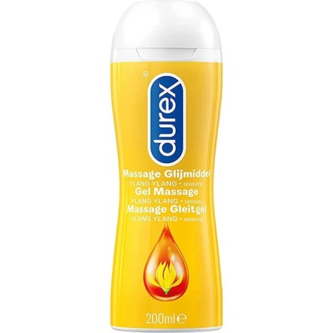 Lubrykant i żel do masażu - Durex Massage Lubricant Ylang Ylang 200 ml Lubrykant i żel do masażu - Durex Massage Lubricant Ylang Ylang 200 ml