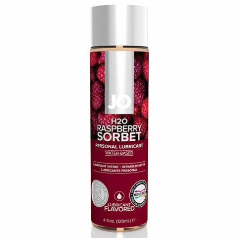 Lubrykant smakowy wodny - System JO H2O Lubricant Raspberry 120 ml, Malina Lubrykant smakowy wodny - System JO H2O Lubricant Raspberry 120 ml, Malina