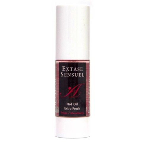 Olejek stymulujący rozgrzewający - Extase Sensuel Hot Oil Extra Fresh Strawberry 30 ml Olejek stymulujący rozgrzewający - Extase Sensuel Hot Oil Extra Fresh Strawberry 30 ml