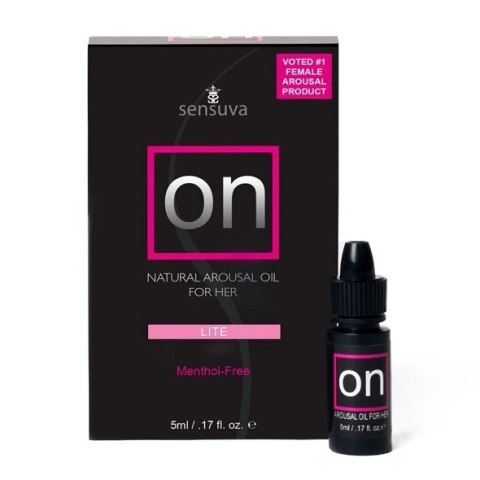 Olejek stymulujący (słabszy) - Sensuva ON Arousal Oil Lite 5 ml Olejek stymulujący (słabszy) - Sensuva ON Arousal Oil Lite 5 ml