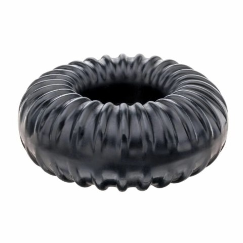 Pierścień na penisa - Perfect Fit Ribbed Ring Black Czarny Pierścień na penisa - Perfect Fit Ribbed Ring Black Czarny