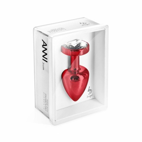 Plug analny - Diogol Anni Round Red 30 mm Plug analny - Diogol Anni Round Red 30 mm
