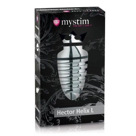 Plug analny do elektrostymulacji - Mystim Hector Helix L Plug analny do elektrostymulacji - Mystim Hector Helix L