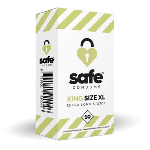 Prezerwatywy - Safe King Size XL 10 szt Prezerwatywy - Safe King Size XL 10 szt