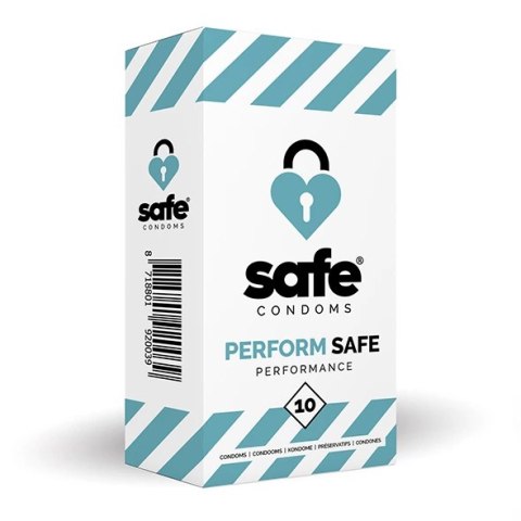 Prezerwatywy opóźniające - Safe Perform Safe 10 szt Prezerwatywy opóźniające - Safe Perform Safe 10 szt
