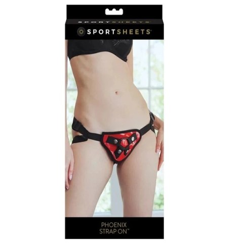 Strap-on - Sportsheets Phoenix Strap-On Red Strap-on - Sportsheets Phoenix Strap-On Red
