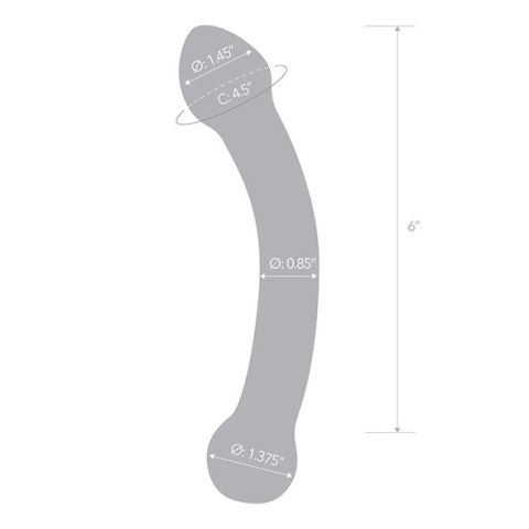 Szklane dildo - Glas Curved G-Spot Stimulator Szklane dildo - Glas Curved G-Spot Stimulator