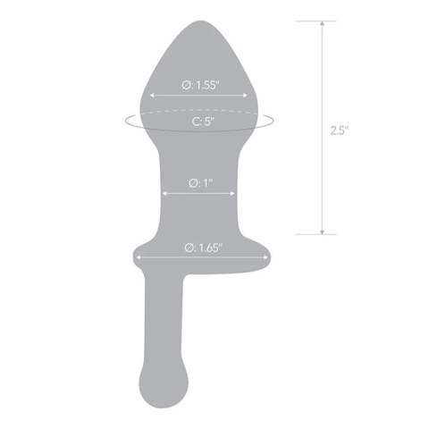 Szklany plug analny - Glas Juicer Szklany plug analny - Glas Juicer