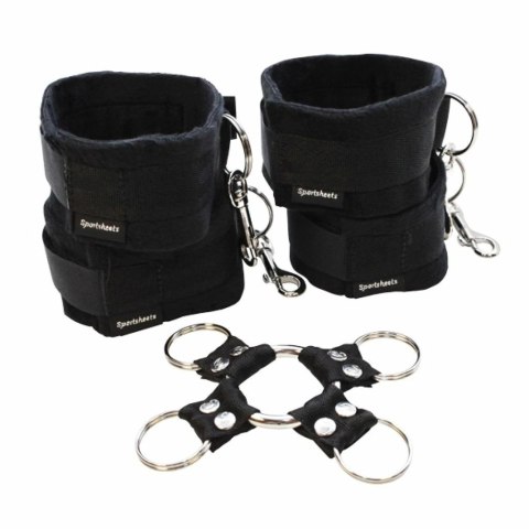 Uprząż do kołyski - Sportsheets Hog Tie & Cuff Set Uprząż do kołyski - Sportsheets Hog Tie & Cuff Set