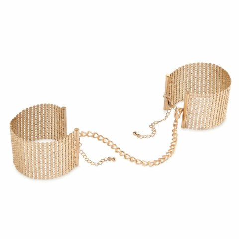 Kajdanki - Bijoux Indiscrets Desir Metallique Cuffs Gold Kajdanki - Bijoux Indiscrets Desir Metallique Cuffs Gold