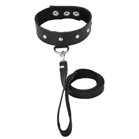 Obroża i smycz - Sportsheets Leather Collar & Leash Obroża i smycz - Sportsheets Leather Collar & Leash