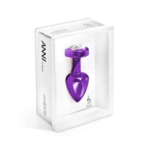 Plug analny - Diogol Anni R Heart Purple 25 mm Plug analny - Diogol Anni R Heart Purple 25 mm