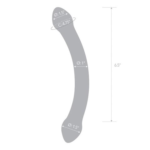 Szklane dildo - Glas Red Head Szklane dildo - Glas Red Head