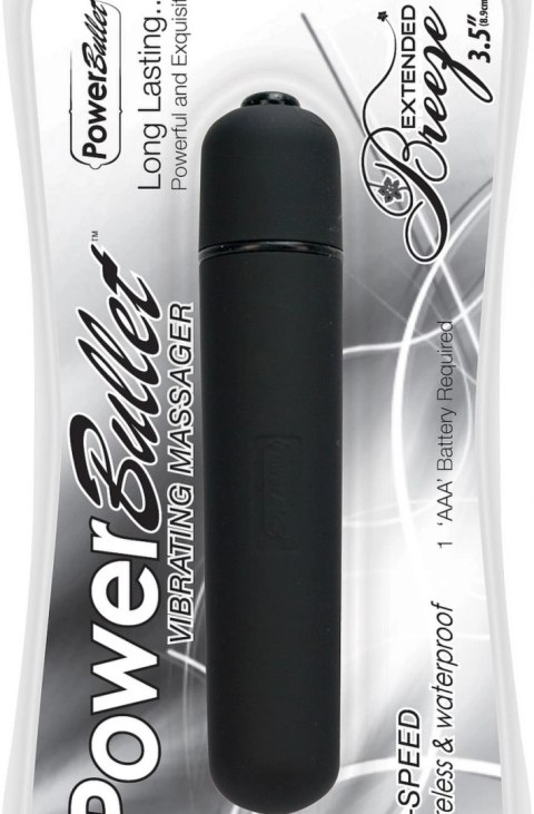Wibrator - PowerBullet Extended Breeze Black Wibrator - PowerBullet Extended Breeze Black