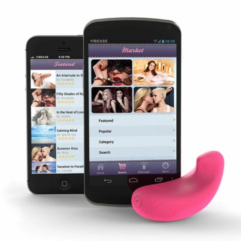 Wibrator sterowany aplikacją - Vibease Android Version Vibrator Pink Wibrator sterowany aplikacją - Vibease Android Version Vibrator Pink