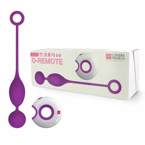 Wibrujące jajeczko - LoversPremium O-Remote Control Egg Purple Julia Wibrujące jajeczko - LoversPremium O-Remote Control Egg Purple Julia